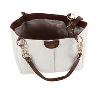 Beaupretty Woven PU Leather Tote Bag Lightweight Soft Summer Handbag for Women Strap Shoulder and Underarm Bag Chic Textured Design for Vacation Party Work