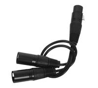 Beaupretty Xlr Splitter Cable Female to Dual Male Xlr Balanced Audio Adapter for Microphone Studio Stage Speaker Applications