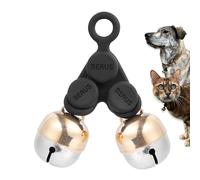 Beau's Bells V2 | Cat & Dog Collar Bells with New Quick Loop Easy Release Clip | Handmade Copper | Track Your Pet | Protect Wildlife