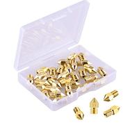 Beausoleil 30 Pieces Mk8 Nozzle 0.4Mm 3D Printer Nozzles Extruder Print Head For 3D Printer -10(1Pc Plastic Box)