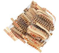 Beausoleil 500pcs 50 Values 1/2W 0.5W 5% Carbon Film Resistors Assorted Kit Set