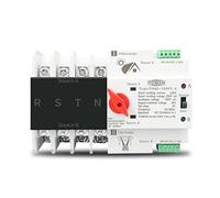 Beausoleil Din Rail 4P ATS Dual Power Automatic Transfer Switch Electrical Selector Switches Uninterrupted Power 100A