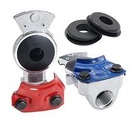 Beausoleil Universal Gladhand Emergency & Service Brake Air Hose Coupling Connectors Glad Hands Parts for Semi Trucks Trailers RVs