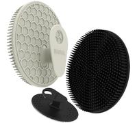 BEAUTAIL Silicone Body & Face Scrubber Set 3 Pack, Gentle Shower Scrubber
