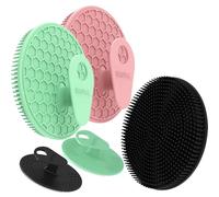 BEAUTAIL Silicone Body & Face Scrubber Set 5 Pack, Gentle Shower Scrubber