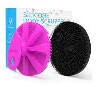 BEAUTAIL Silicone Body Scrubber, Gentle Exfoliating Brush for All Skin Type