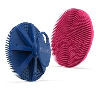 BEAUTAIL Silicone Body Scrubber, Gentle Exfoliating Shower Brush for Body