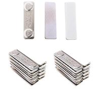 Beaute Magnetic Name Badge Tag Fastener Attachment Self Adhesive Strong Magnet (4.5 x 1cm, 20, Count)