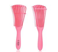 Beauté Secrets 1 Pc Detangler Hair Detangler Brush Wet or Dry Hair Detangling Brush and Comb For Curly, Wavy or Straight Hair Pain Free, Ergonomic Handle - For Kids and Adults