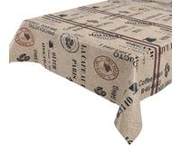 BEAUTEX Brasil Oilcloth Tablecloth Smooth Wipe Clean Garden Tablecloth Round Oval Square Choice of Sizes (Round 140 cm)