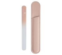 Beautifect Crystal Nail File - Glass Nail File with Precision-Filling & Durable Tempered Glass - with Vegan Leather Storage Pouch - Glass File for Natural Nails and Manicures