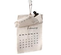 Beautiful 2026 Wall Calendar - Large Format abric Planner With Elegant Design, Combines Art And Organization For Your Home Office Or Kitchen, Year-Round Decorative Piece