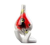 Beautiful 6-hole Alto C-tone Ceramic Ocarina Long Mouth Hand-painted Professional Playing Ocarina ocarina instrument (5)