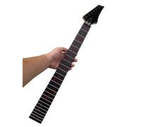 Beautiful 7v Electric Guitar Neck Flame Vine Inlay Replacement For Upgrade Rosewood Fretboard
