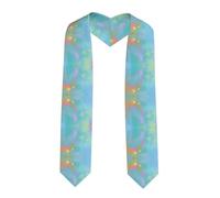 Beautiful Abstract Background Print Graduation Stole | Graduation Sash | Graduation Honor Stole Unisex Adult 182cm Long