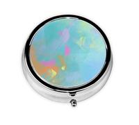Beautiful Abstract Background Print Personalised Portable Pillbox with,Mini Pillbox Compact and Convenient Pill Organiser for Storing and Organising Pills