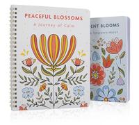 Beautiful Adult Coloring Book Set of 2 for Relaxation - Affirmation and Inspirational Books Making it a Great Gift - Perfect Stress-Relieving Books Fun to Color for Women