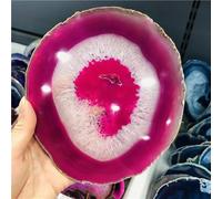 Beautiful Agate Chips Purple Geode Polished Crystal Quartz Crafts Mat Home Decoration Stone