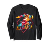 Beautiful Alligator Safari Animal Wildlife Nature Long Sleeve T-Shirt