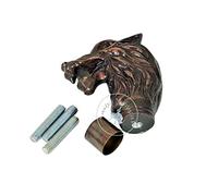 Beautiful Aluminum Wolf Handle Stylish Antique Walking Stick