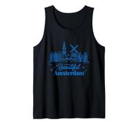 Beautiful Amsterdam Netherlands City Landmarks Tank Top