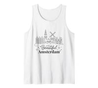 Beautiful Amsterdam. Netherlands Travel Tank Top