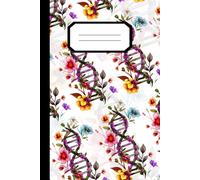 Beautiful Anatomical DNA Notebook Genetics: Journal | Cream Paper |College Ruled | 6x9 | 120 Pages | Gift For Medical Students and Doctor | Geneticist