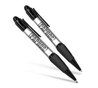 Beautiful and comfortable Set of 2 Matching Pens BW - Paphos Cyprus Travel Stamp #40532