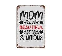Beautiful And Unique Mothers Day Love Mum Retro Poster Metal Tin Sign Chic Art Retro Iron Painting Bar People Cave Cafe Family Garage Poster Wall Decoration 8x12inch(20x30cm)