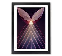 Beautiful Angel Art Vol.1 Framed Print | A2 Black Framed Wall Art | Ready to Hang | Modern Nature Picture | Living Room Bedroom Lounge Office