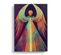 Beautiful Angel Art Vol.2 Canvas Print | Gallery Wrapped 30mm Frame Wall Art | 30x20 inches | Ready to Hang | Modern Religious Picture | Living Room Bedroom Lounge Office