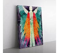Beautiful Angel Canvas Print for Living Room Bedroom Home Office Décor, Wall Art Picture Ready to Hang, 76x50 cm (30x20 Inch) CAN3020-V1022-CK-1009
