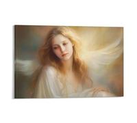 Beautiful Angel Portrait Oil Painting Decorative Painting Canvas Wall Art Living Room Poster Bedroom Painting Wall Art Picture Print Modern Family Room Decor 20 x 30 Inches (50 x 75 cm)
