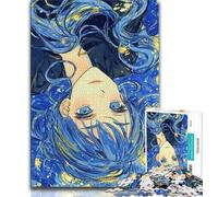 Beautiful Anime Goddess Adult Jigsaws 1000 Pieces Difficult,Family Game Stress Reliever Difficult Challenge Great Gifts And Toys 50x75cm