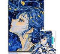 Beautiful Anime Goddess Puzzles 1000 Pieces for Teenagers,Help The Brain Exercise Addictive Toys to Cultivate Patience Great Gift (75x50cm)