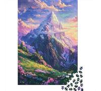 Beautiful Anime Landscape Puzzle Difficult Challenge 100 Percent Recycled Cardboard Jigsaw Puzzle for Kids And Adults Age 12 Years Up 1000pcs (38x26cm)