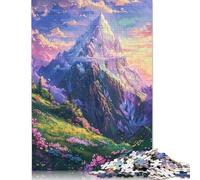 Beautiful Anime Landscape Puzzle Family Fun Paper Rectangular Jigsaw Puzzle for Boy Or Girl 1000pcs (75x50cm)