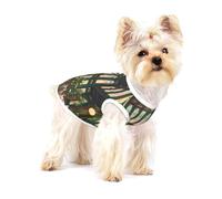 Beautiful Architectural Decorations Cotton Dog Shirt â€“ Soft Breathable Dog Shirt for Dogs Cats Boy Girl Pet Tshirt,Suitable for Small Pets
