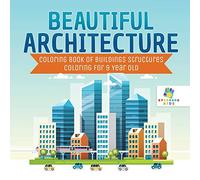 Beautiful Architecture Coloring Book of Buildings Structures Coloring for 9 Year Old