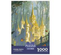Beautiful Architecture Jigsaw Puzzles Puzzles for Adults Kids. 1000 Piece Vue Impossible Challenge Toy Educational Games Home Decoration for Educational Games Gifts 38x26cm/1000pcs