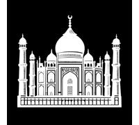 Beautiful Artwork of Famous World Landmark Wall Stickers Paster Paper 54.6x61.6cm Art Mural Painting White