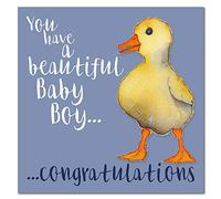Beautiful Baby Boy - Greetings Card