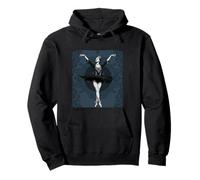 Beautiful Ballerina Dancer in Gothic Look Pullover Hoodie