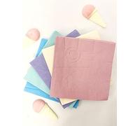 Beautiful Balloons 100 x Pastel Rainbow Ice Cream Shade Lunch Napkins