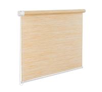 Beautiful Bamboo-Like Stylish Natural Roller Blind in Beige and Sand colours, Choice of 16 Width Sizes, 150cm Drop, 85cm wide (overall width 89.5cm)