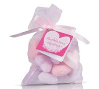 Beautiful bath balls heart 10 pieces in the bag