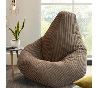 Beautiful Beanbags Xxl Mega Highback Jumbo Cord Beanbag