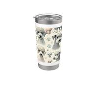 Beautiful Bedlington Terrier Dogs Pattern Cute Terriers Stainless Steel Insulated Tumbler