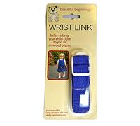 Beautiful Beginnings Adjustable Baby Wrist Link Rein Restrain Safety Toddler Walking in Assorted Color (18m-4yrs)
