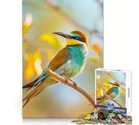 Beautiful Bird Image 1000 Piece Jigsaw Puzzles for Adults Teenagers Reasoning Practice Restful Escape Premium Edges Meaningful Gift (38x26cm)